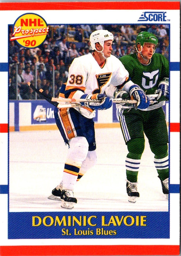 1990 Score Dominic Lavoie #416 Rookie