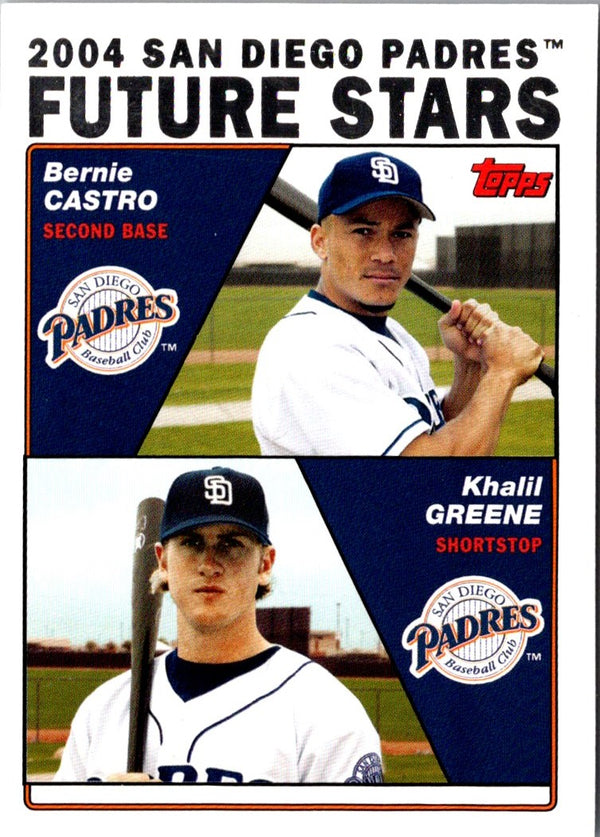 2004 Topps Bernie Castro/Khalil Greene #327