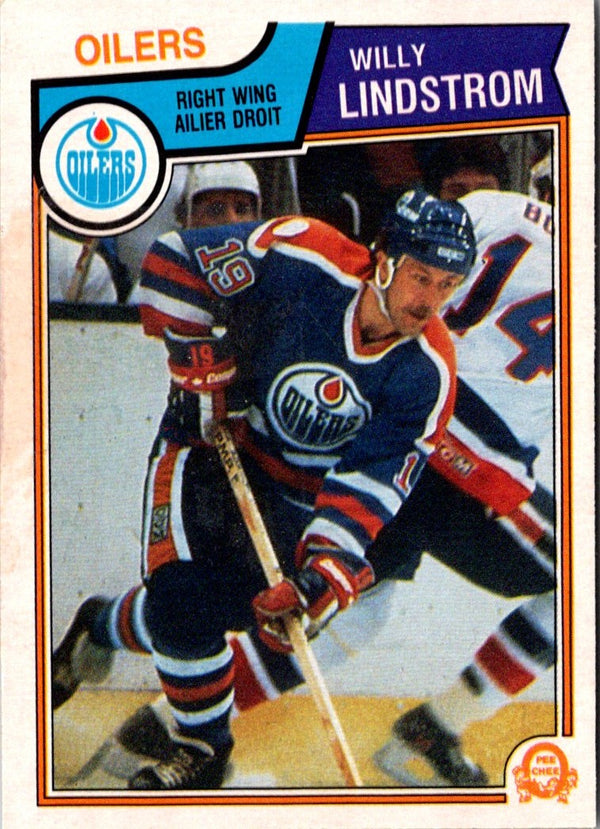 1983 O-Pee-Chee Willy Lindstrom #35