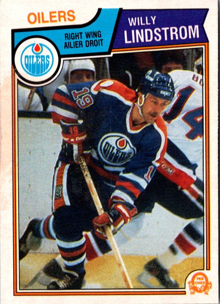 1983 O-Pee-Chee Willy Lindstrom