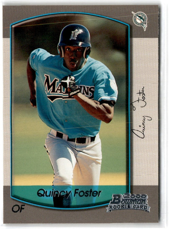 2000 Bowman Quincy Foster #170 Rookie