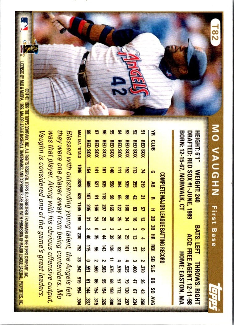 1999 Topps Traded & Rookies Mo Vaughn
