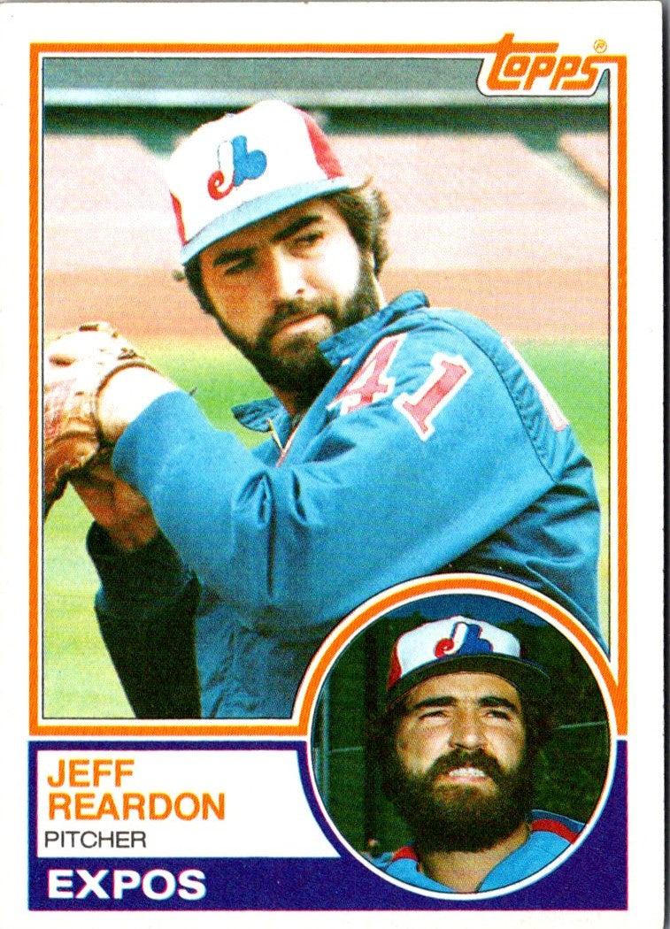 1983 Topps Jeff Reardon