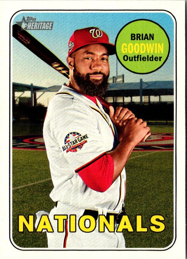 2018 Topps Heritage Brian Goodwin #585