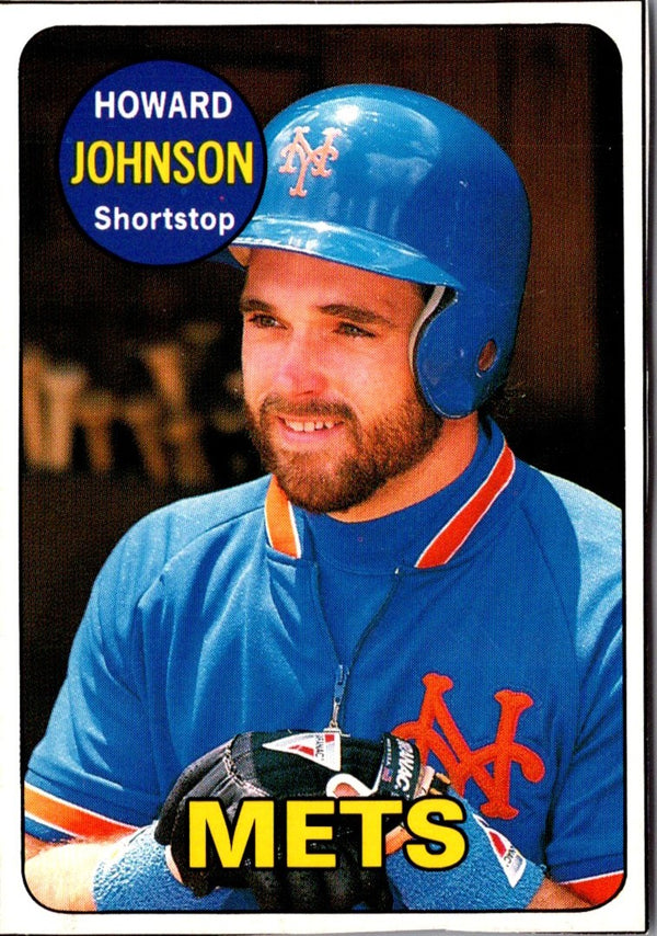 1990 Baseball Card Magazine '69 Topps Replicas Howard Johnson #22