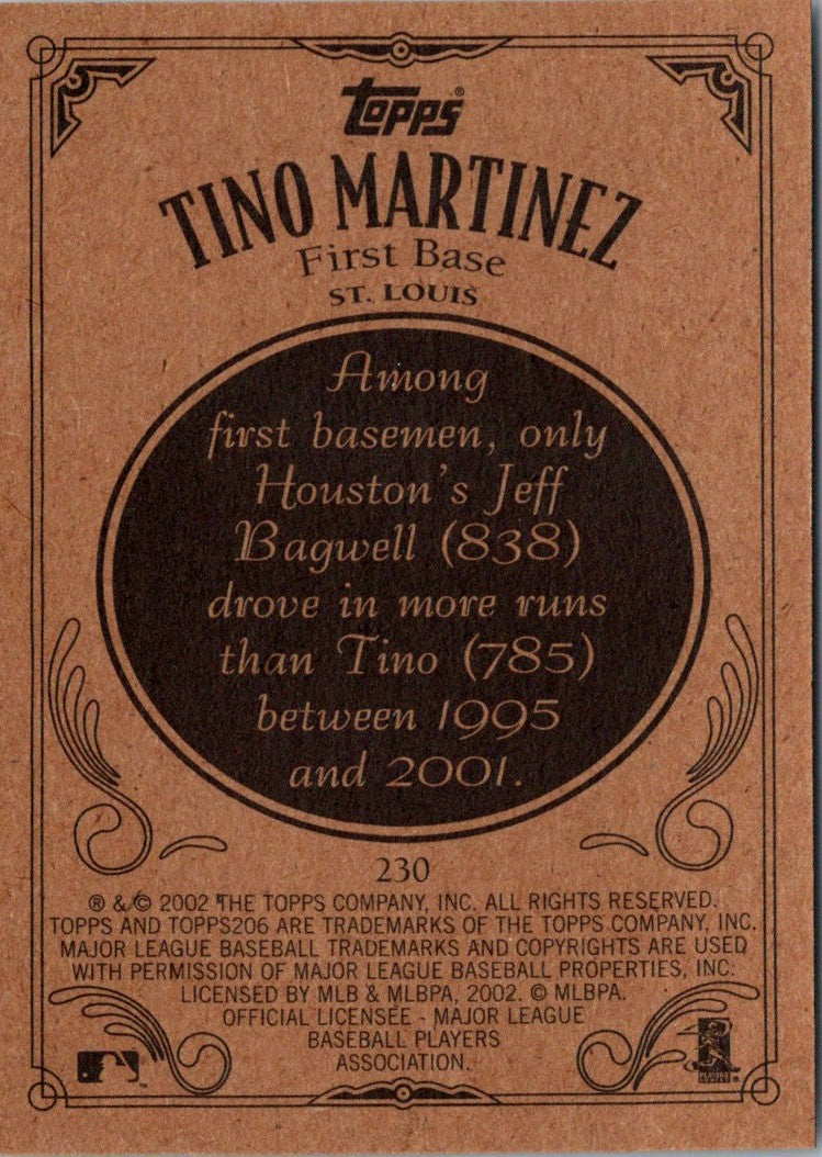 2002 Topps 206 Tino Martinez