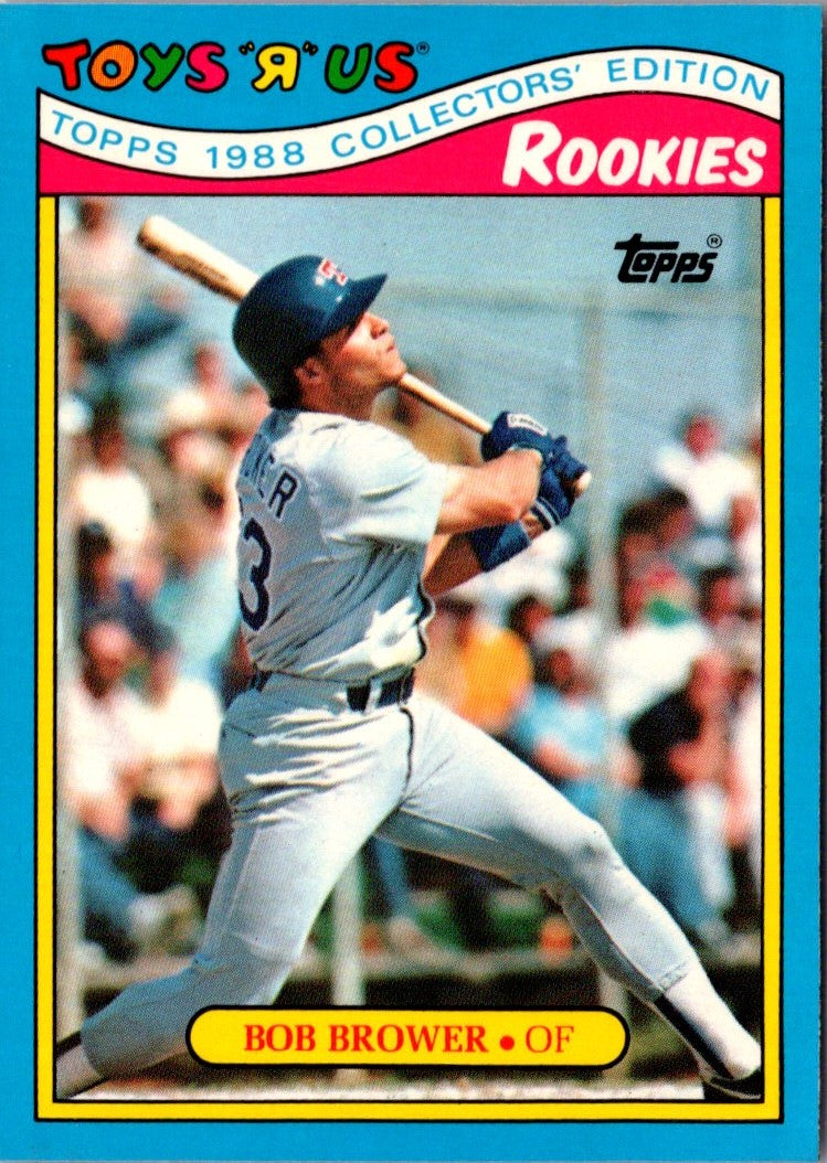 1988 Topps Toys'R'Us Rookies Bob Brower