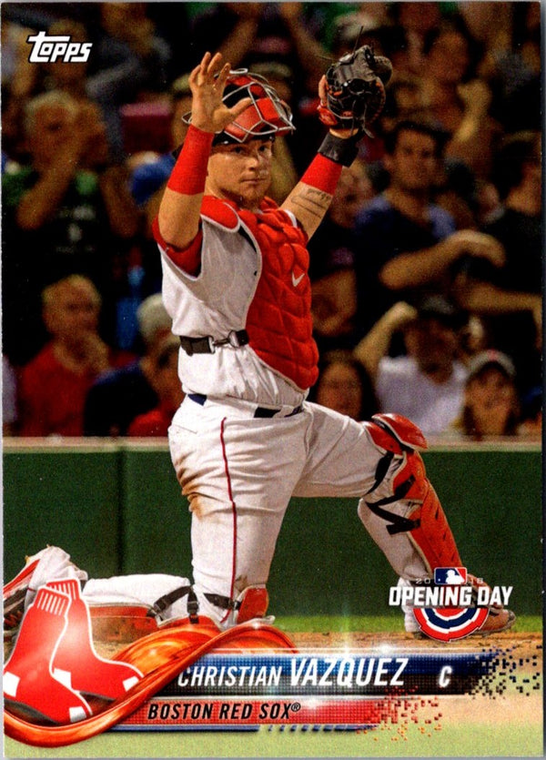 2018 Topps Opening Day Christian Vazquez #21