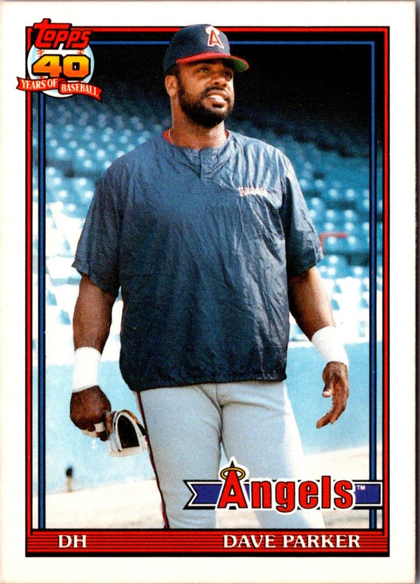 1991 Topps Traded Dave Parker #89T
