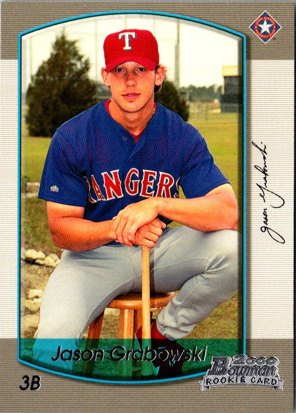 2000 Bowman Jason Grabowski #339 Rookie