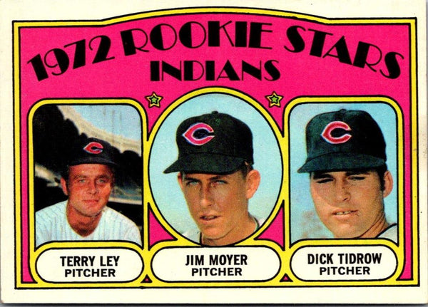 1972 Topps Indians Rookies - Terry Ley/Jim Moyer/Dick Tidrow #506 Rookie VG-EX