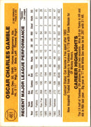 1983 Donruss Oscar Gamble