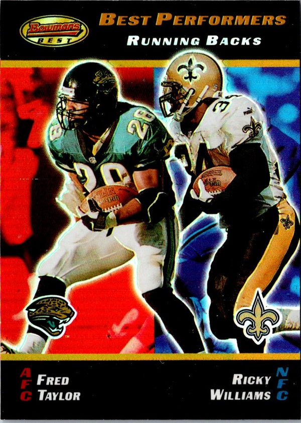 2000 Bowman's Best Fred Taylor/Ricky Williams #99