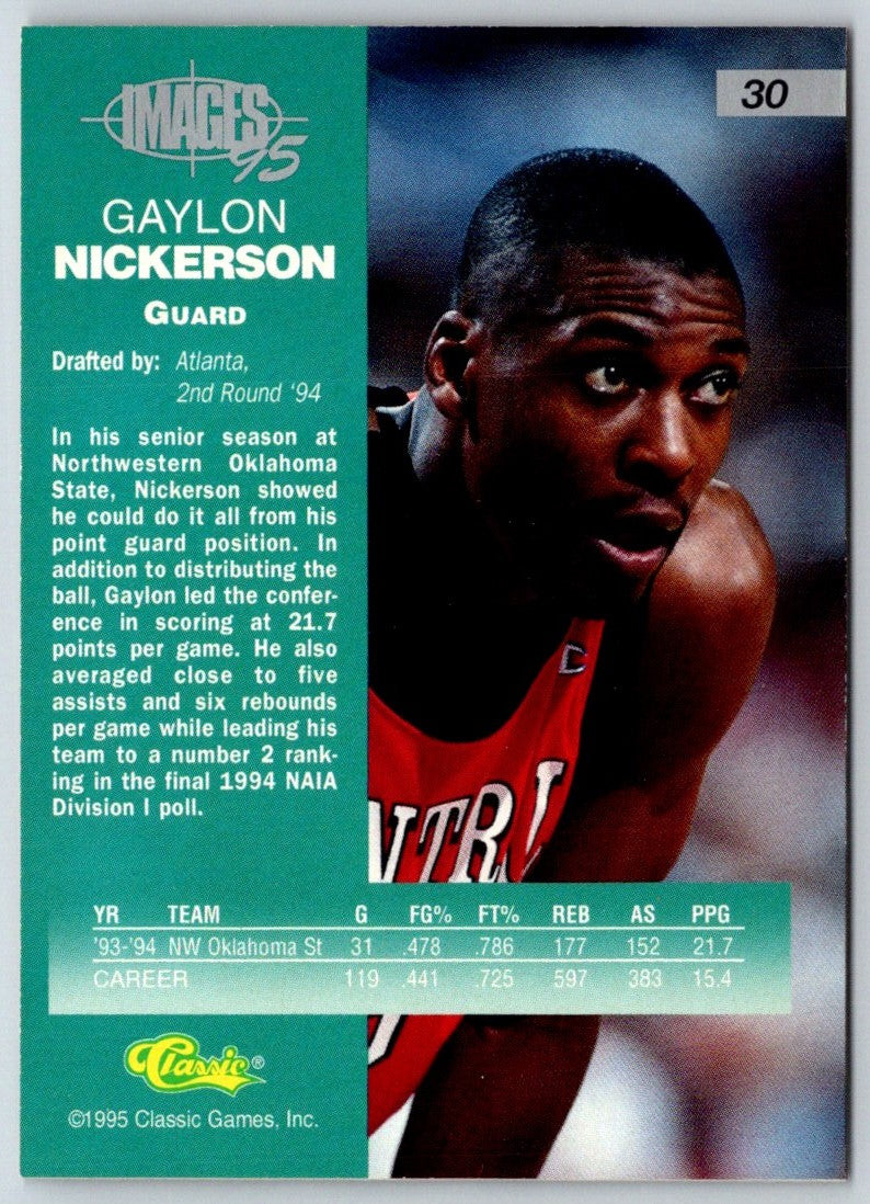 1995 Classic Superior Pix Gaylon Nickerson