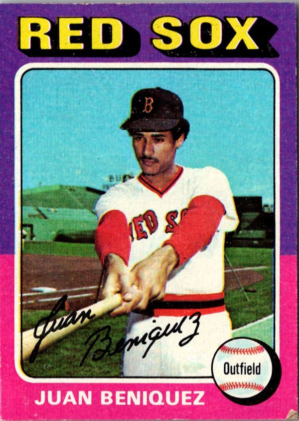 1975 Topps Juan Beniquez #601