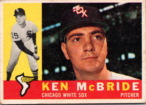 1960 Topps Ken McBride #276 Rookie VG-EX