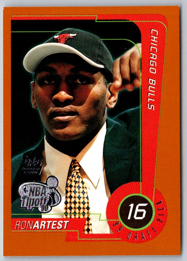 1999 Topps Tipoff Ron Artest #113 Rookie