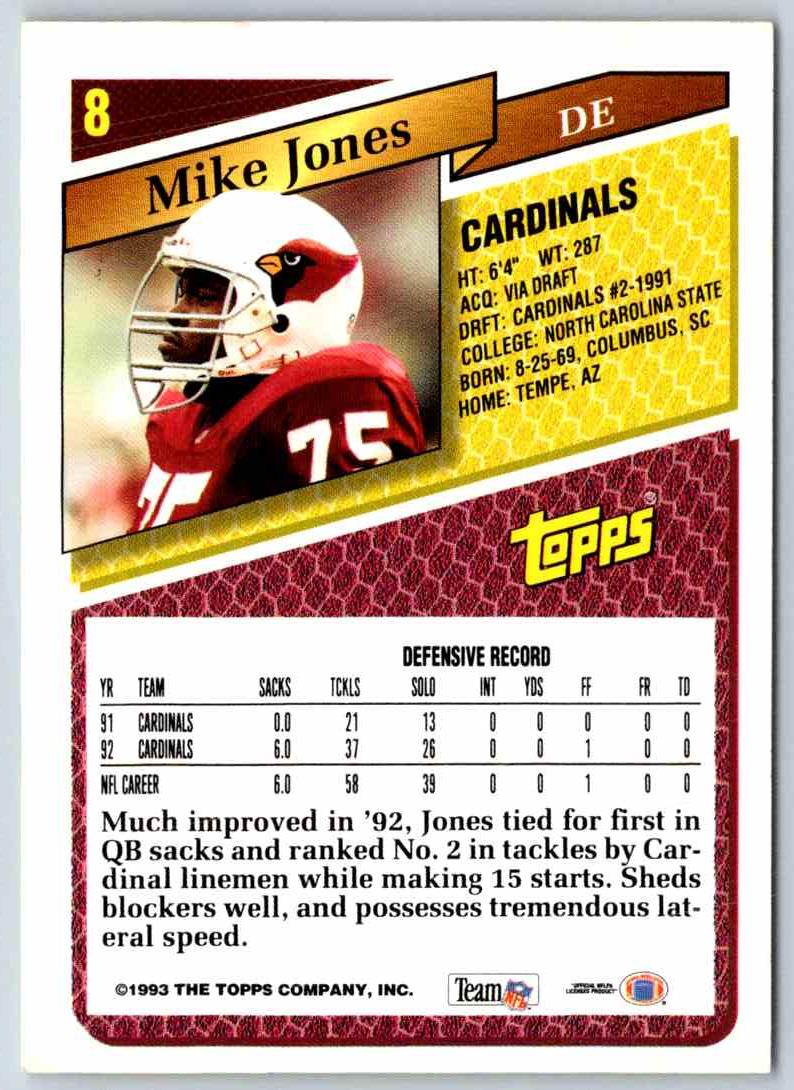 1993 Topps Mike Jones