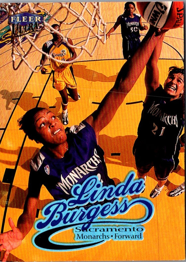 1999 Ultra WNBA Linda Burgess #72