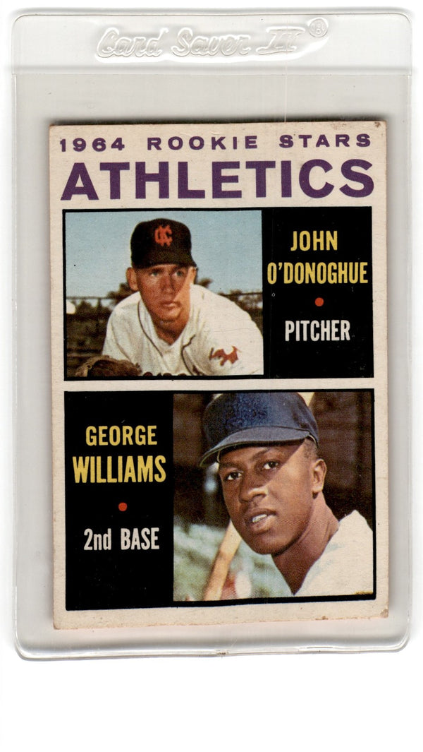 1964 Topps 1964 Athletics Rookie Stars - John O'Donoghue/George Williams #388 Rookie EX+