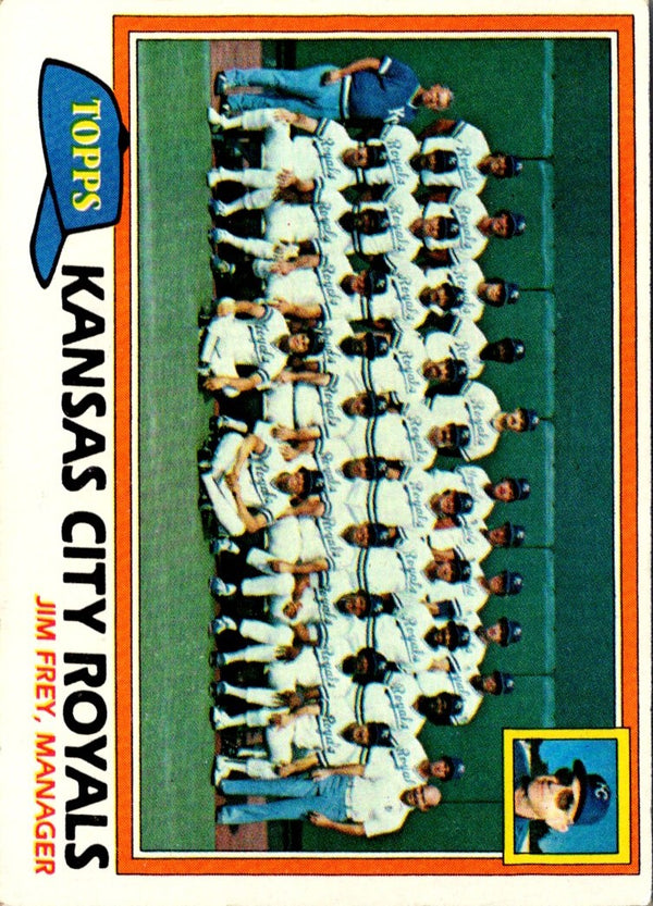 1981 Topps Kansas City Royals - Jim Frey #667