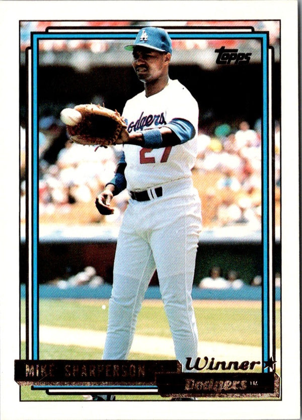1992 Topps Mike Sharperson #627