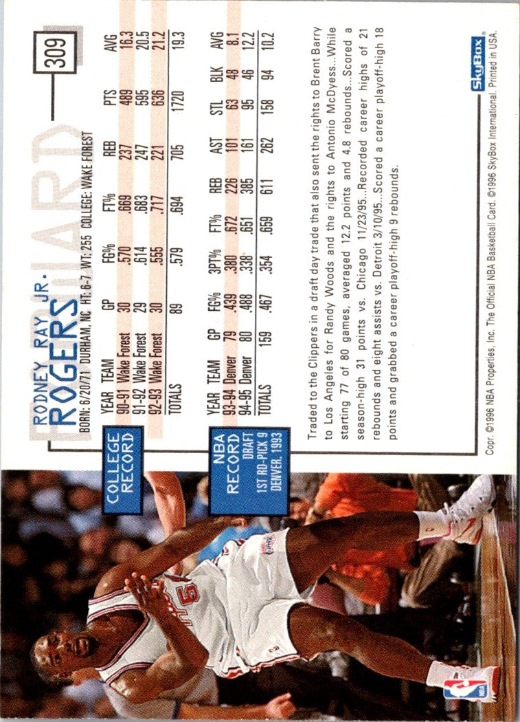 1995 Hoops Rodney Rogers