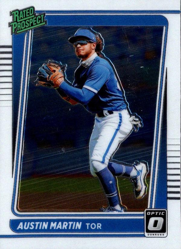 2021 Donruss Optic Rated Prospect Austin Martin #RP23