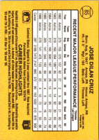 1987 Donruss Jose Cruz #85