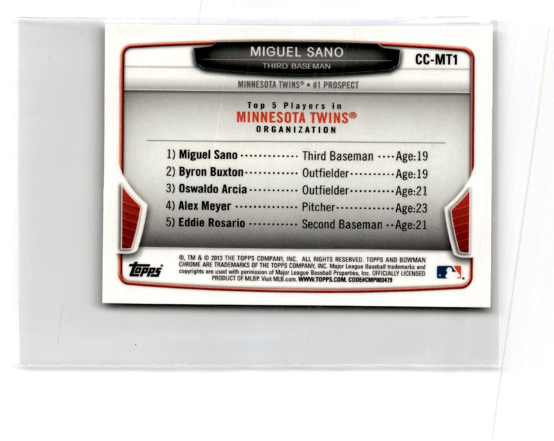 2012 Bowman Chrome Mini Miguel Sano