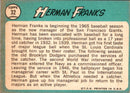 1965 Topps Herman Franks