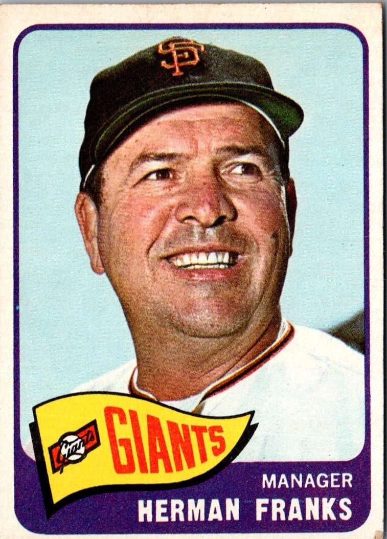 1965 Topps Herman Franks