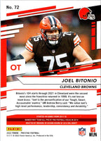 2022 Panini Prestige Joel Bitonio #72