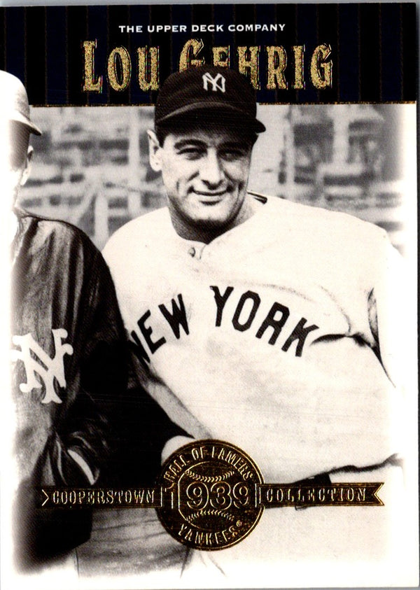 2001 Upper Deck Hall of Famers Lou Gehrig #48