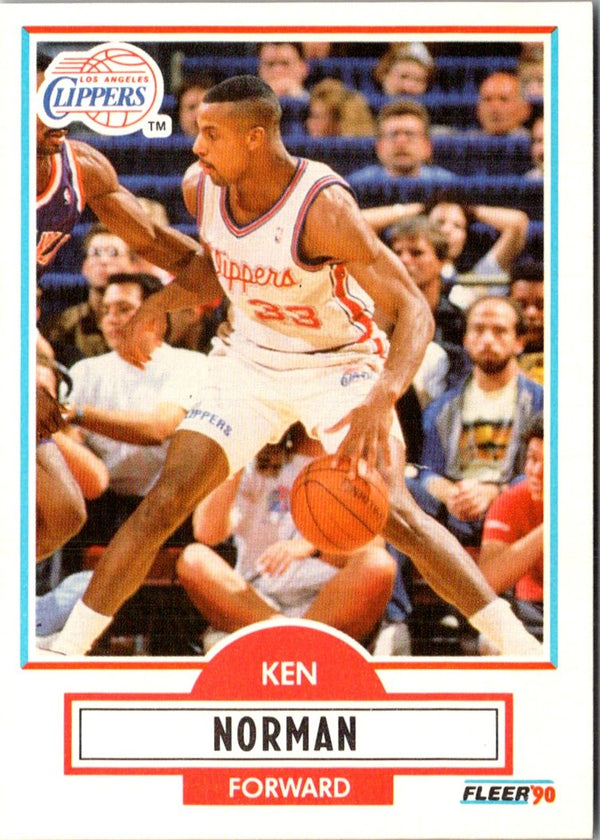 1990 Fleer Ken Norman #88