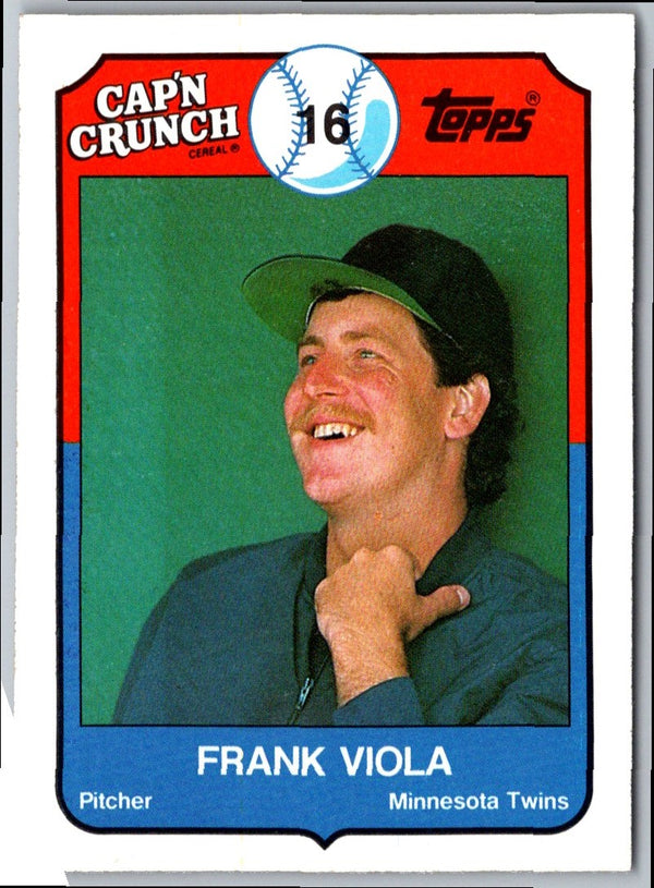 1989 Topps Cap'n Crunch Frank Viola #4