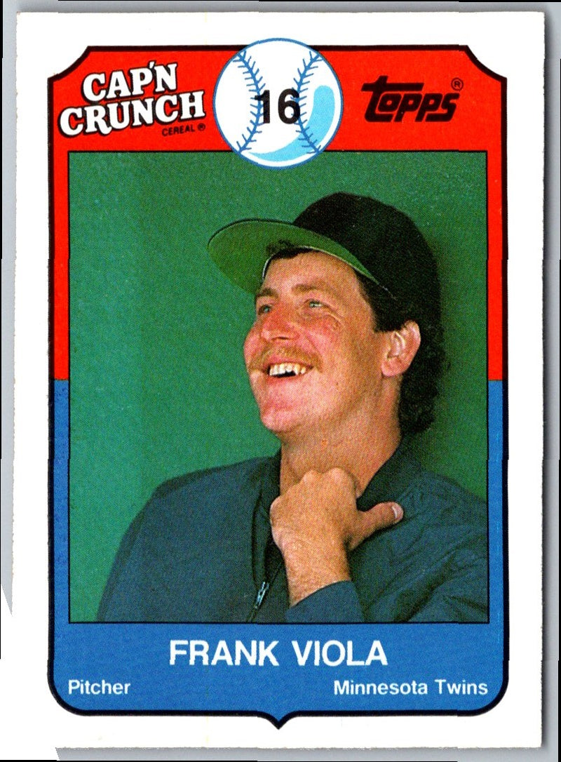 1989 Topps Cap'n Crunch Frank Viola