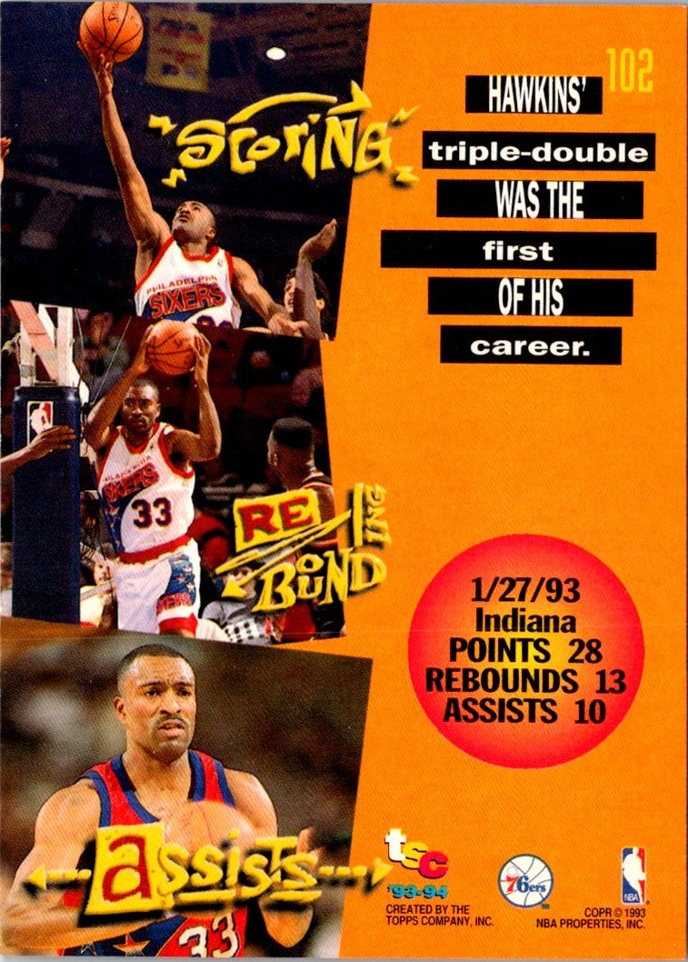 1993 Stadium Club Hersey Hawkins