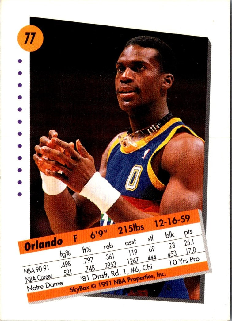 1991 SkyBox Orlando Woolridge