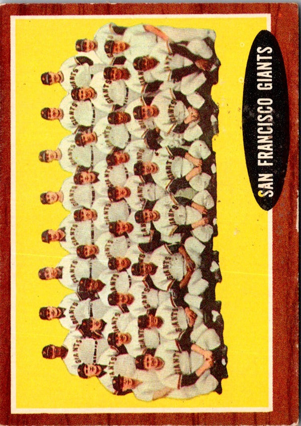 1962 Topps San Francisco Giants #226 VG-EX