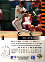 1993 SP Darren Lewis #113