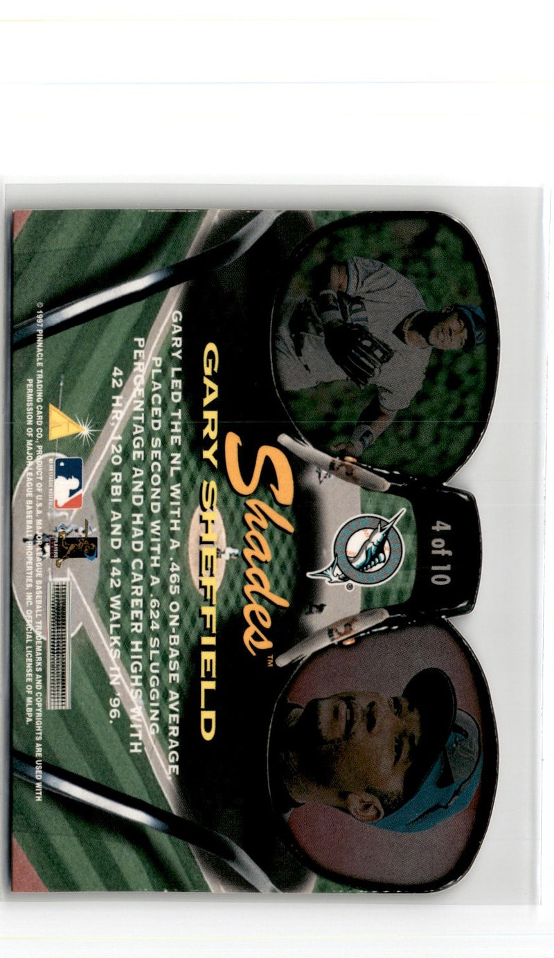 1997 Pinnacle Shades Gary Sheffield