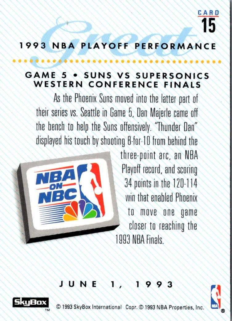 1993 SkyBox Dan Majerle