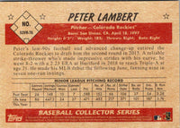 2019 Bowman Heritage Peter Lambert #53VR-76 Rookie