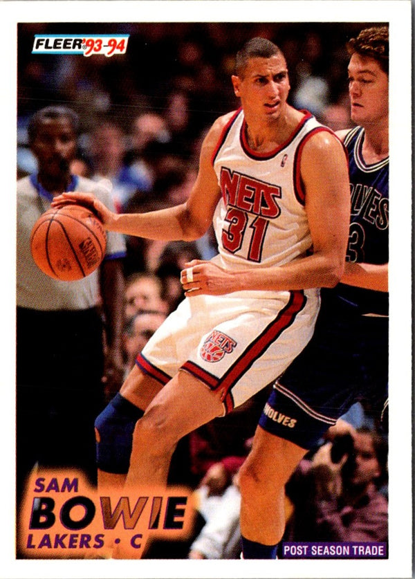 1993 Fleer Sam Bowie #131