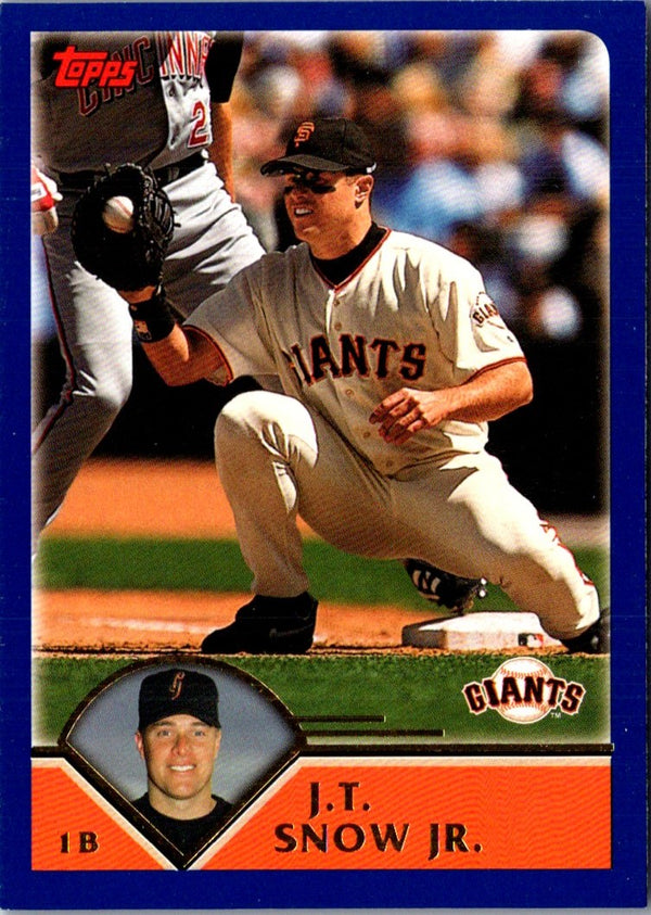 2003 Topps J.T. Snow #158