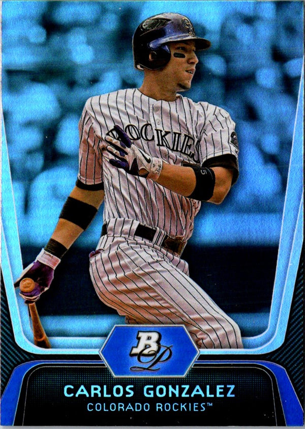 2012 Bowman Platinum Carlos Gonzalez #10