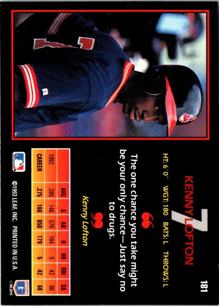 1993 Triple Play Kenny Lofton