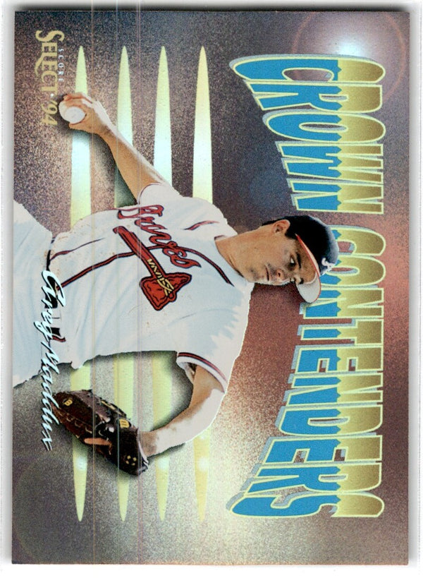 1994 Select Crown Contenders Greg Maddux #CC2