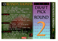 1995 Bowman Orlando Thomas #319 Rookie